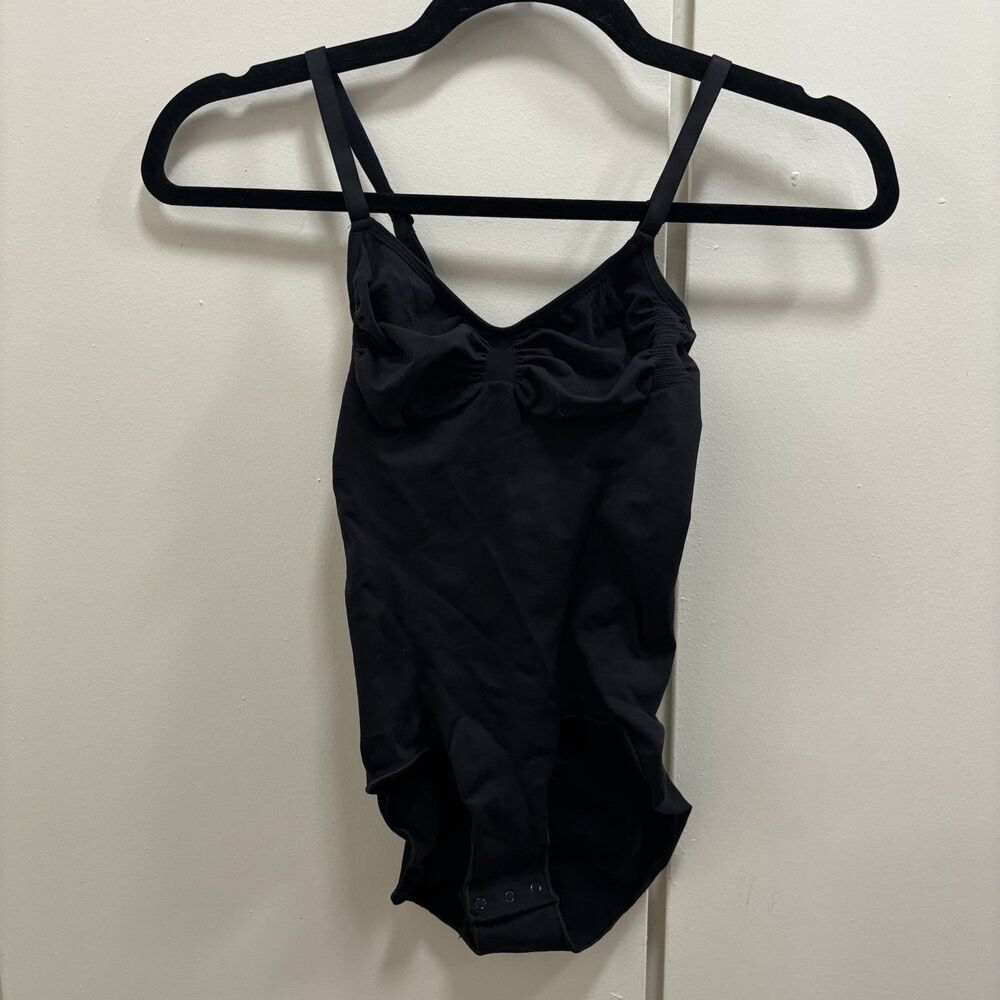 Skims Sz Large Black Seamless Sculpt Brief Bodysuit Shapewear Slimming - Picture 2 of 8
